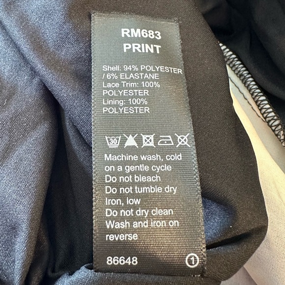 Simply Be Floral Long Sleeve Lace Detail Romper size 18 NWT - Picture 10 of 11